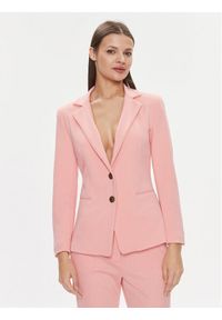 Marella Marynarka Lia 2413911024 Różowy Regular Fit. Kolor: różowy. Materiał: syntetyk