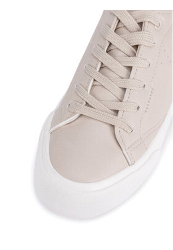 Jenny Fairy Sneakersy WFA3025-1 Beżowy. Kolor: beżowy. Materiał: skóra