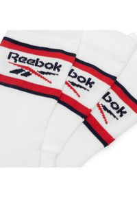 Reebok Skarpety długie R0369-SS24 (3-pack) Biały. Kolor: biały. Materiał: syntetyk