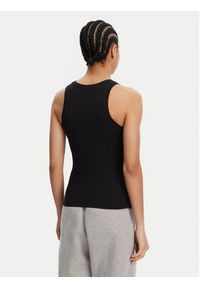 Adidas - adidas Top Essentials Linear JC5798 Czarny Slim Fit. Kolor: czarny. Materiał: bawełna #5