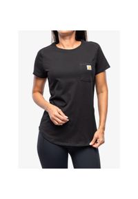 Koszulka damska Carhartt Midweight S/S Pocket T-Shirt. Kolor: czarny #1