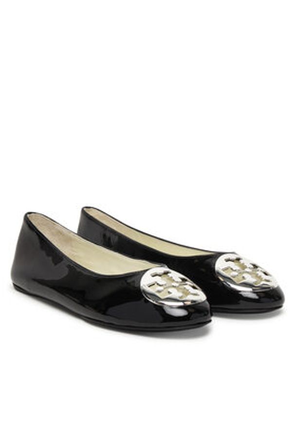 Tory Burch Baleriny Reva Ballet 173536 Czarny. Kolor: czarny. Materiał: skóra