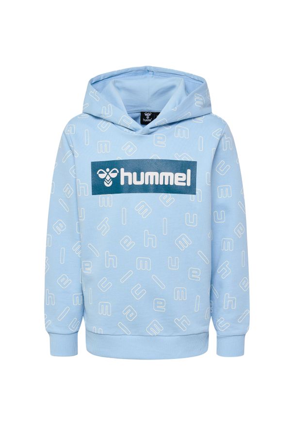 Bluza z kapturem dla dzieci Hummel Flow. Typ kołnierza: kaptur. Kolor: niebieski. Wzór: nadruk