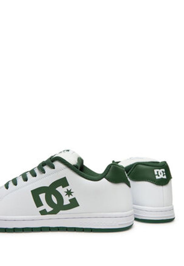 DC Shoes Sneakersy GAVELER SN ADYS100574-WF0 Biały. Kolor: biały. Materiał: skóra
