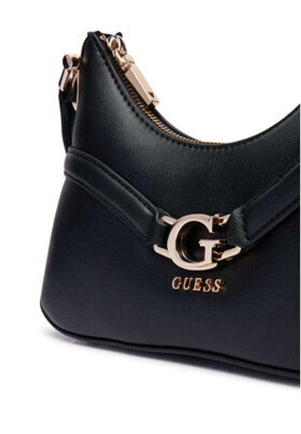 Guess Torebka Dea Mini HWBG79 93730 Czarny. Kolor: czarny. Materiał: skórzane