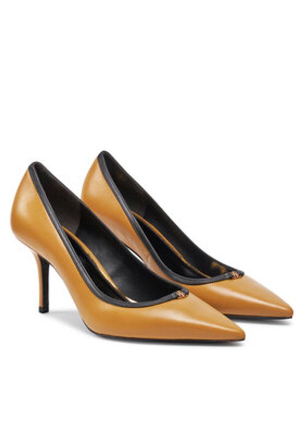 Tory Burch Szpilki 155737 Beżowy. Kolor: beżowy. Materiał: skóra. Obcas: na szpilce