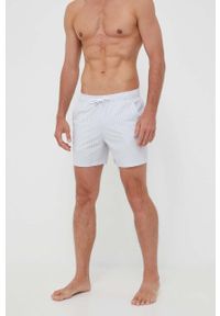Hollister Co. szorty kąpielowe kolor niebieski. Kolor: niebieski. Materiał: tkanina #2
