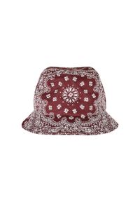 FLEXFIT - Bandana z nadrukiem Bob Flexfit. Kolor: wielokolorowy, biały, czerwony. Wzór: nadruk. Sezon: lato #1