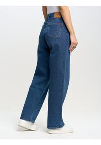 Big-Star - Spodnie jeans damskie wide Meghan 535. Stan: podwyższony. Kolor: niebieski. Styl: elegancki #6
