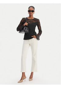 Morgan Bluzka 261-TMELO Czarny Slim Fit. Kolor: czarny. Materiał: syntetyk #3