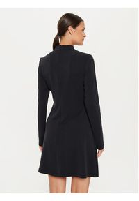 EA7 Emporio Armani Sukienka codzienna 6DTA54 TJZBZ 1200 Czarny Regular Fit. Okazja: na co dzień. Kolor: czarny. Materiał: syntetyk. Typ sukienki: proste. Styl: casual