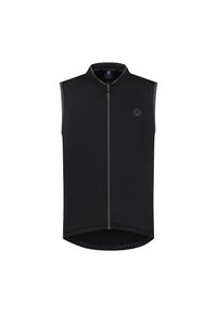 ROGELLI - Koszulka rowerowa bez rękawów męska Rogelli Essential. Kolor: czarny. Długość rękawa: bez rękawów. Sport: kolarstwo #1