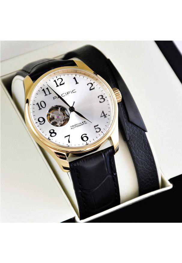 Perfect - Zegarek męski PACIFIC AUTOMATIC Seiko NH38 + bransoletka 10ATM
