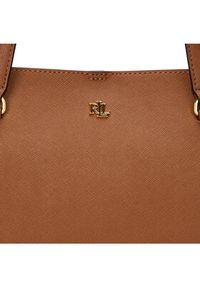 Lauren Ralph Lauren Torebka 431911655002 Brązowy. Kolor: brązowy. Materiał: skórzane #6