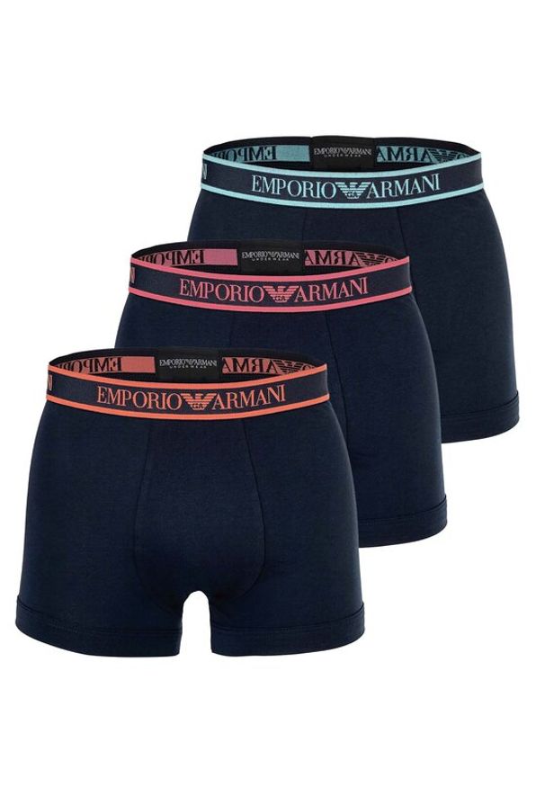 Emporio Armani Underwear Komplet bokserek EM000259 AF20669 MB139 Granatowy. Kolor: niebieski. Materiał: bawełna