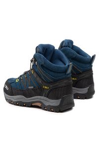 CMP Trekkingi Kids Rigel Mid Trekking Shoe Wp 3Q12944 Granatowy. Kolor: niebieski. Materiał: zamsz, skóra #3