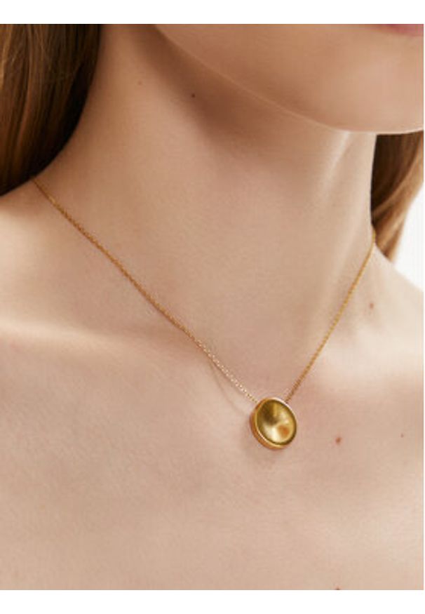 Skagen Naszyjnik SKJ1750710 Złoty. Materiał: metalowe. Kolor: złoty