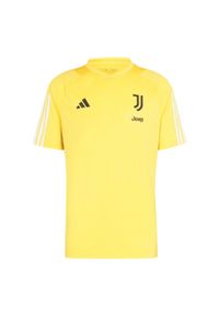 Koszulka piłkarska męska Adidas Juventus Tiro 23 Training Jersey. Kolor: żółty. Materiał: jersey. Sport: piłka nożna