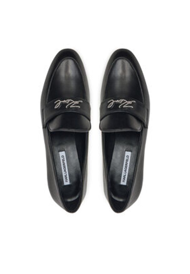 Karl Lagerfeld - KARL LAGERFELD Czółenka KL30314 Czarny. Kolor: czarny. Materiał: skóra