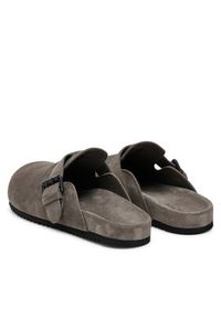 Vic Matié Klapki 1G8858U E46X050325 Szary. Kolor: szary. Materiał: skóra, zamsz #6