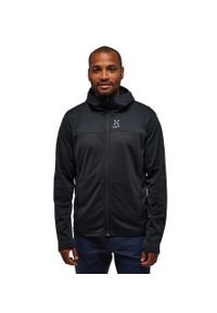 Haglöfs - Bluza z kapturem męska Lark Mid Hood. Typ kołnierza: kaptur. Kolor: czarny