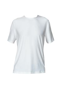 skechers - T-shirt sportowy z krótkim rękawem męski Skechers Go Dri All-Day Tee. Kolor: biały. Długość rękawa: krótki rękaw. Długość: krótkie