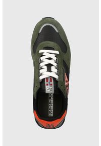 Napapijri sneakersy Virtus kolor zielony. Nosek buta: okrągły. Zapięcie: sznurówki. Kolor: zielony. Materiał: guma #3