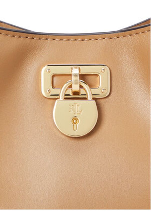 Lauren Ralph Lauren - LAUREN RALPH LAUREN Torebka 431966750003 Brązowy. Kolor: brązowy. Materiał: skórzane