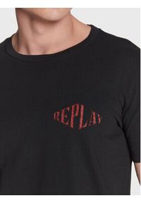 Replay T-Shirt M6483.000.22662G Czarny Regular Fit. Kolor: czarny. Materiał: bawełna #3