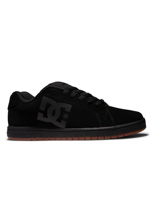 DC Shoes - Skórzane buty dla Mężczyzn GAVELER Czarny. Kolor: brązowy, zielony, wielokolorowy. Materiał: guma, skóra. Szerokość cholewki: normalna