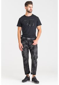 Versace Jeans - Jeansy VERSACE JEANS. Kolor: czarny. Wzór: aplikacja #5