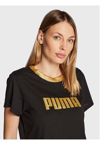 Puma T-Shirt Deco Glam 522381 Czarny Regular Fit. Kolor: czarny. Materiał: bawełna #4