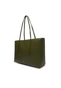 Calvin Klein Torebka Foil Logo Tote W/Pouch LV04F3274G Zielony. Kolor: zielony. Materiał: skórzane #3