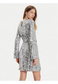 Vero Moda Sukienka koktajlowa Efa 10321447 Srebrny Regular Fit. Kolor: srebrny. Materiał: syntetyk. Styl: wizytowy #2