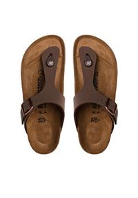 Birkenstock Japonki Gizeh Bs 0043753 Brązowy. Kolor: brązowy. Materiał: skóra #4