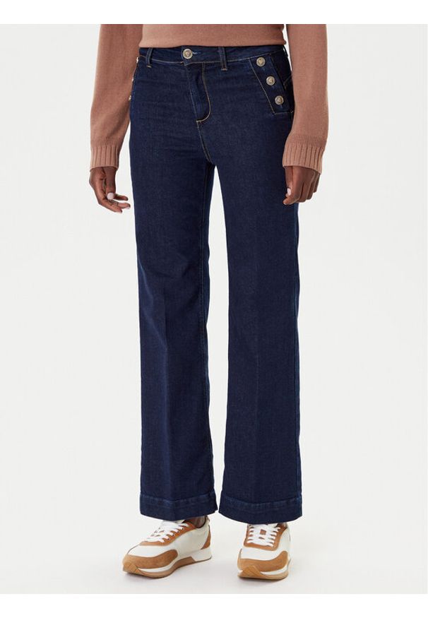 Liu Jo Sport Jeansy UF5090 D0264 Granatowy Regular Fit. Kolor: niebieski. Styl: sportowy