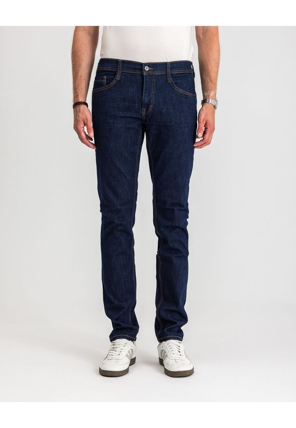 Męskie Spodnie Jeansowe Mustang Style Oregon Tapered Denim Blue 1017123 5000 901