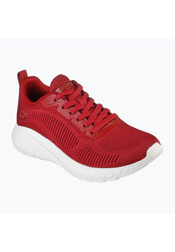 skechers - Buty damskie SKECHERS Bobs Squad Chaos Face Off. Kolor: czerwony