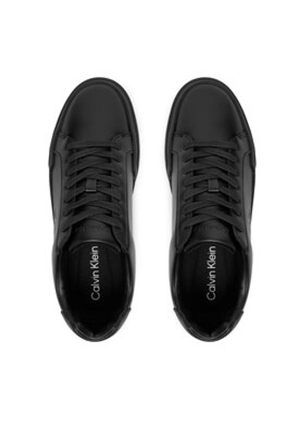 Calvin Klein Sneakersy Chunky Cupsole Laceup Lth Wn YW0YW01947 Czarny. Kolor: czarny. Materiał: skóra