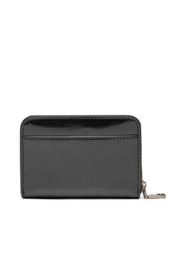 Calvin Klein Mały Portfel Damski K60K613059 Czarny. Kolor: czarny. Materiał: skóra