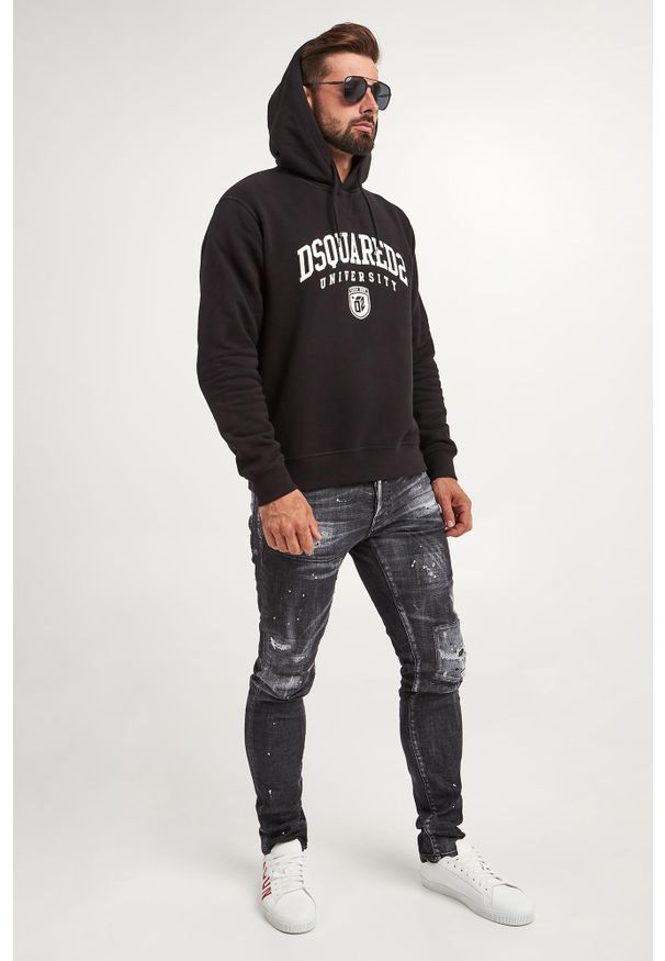 Bluza męska z kapturem DSQUARED2. Typ kołnierza: kaptur