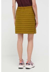 Jack Wolfskin spódnica sportowa Iceguard kolor zielony mini prosta. Kolor: zielony. Materiał: włókno, puch, materiał. Styl: sportowy #4