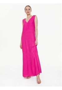 Fabiana Filippi Sukienka wieczorowa ABD273W223 Różowy Regular Fit. Kolor: różowy. Materiał: wiskoza. Styl: wizytowy #5