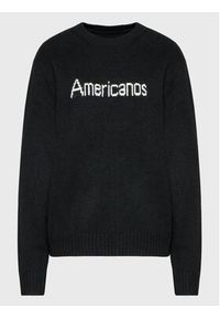 Americanos Sweter Nevado Czarny Regular Fit. Kolor: czarny. Materiał: syntetyk #4