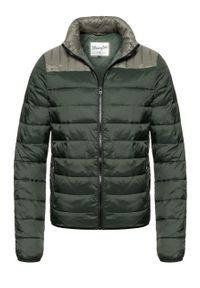 Wrangler - KURTKA WRANGLER BOMBER IVY GREEN W4657WYIX. Wzór: aplikacja. Sezon: jesień, wiosna #1