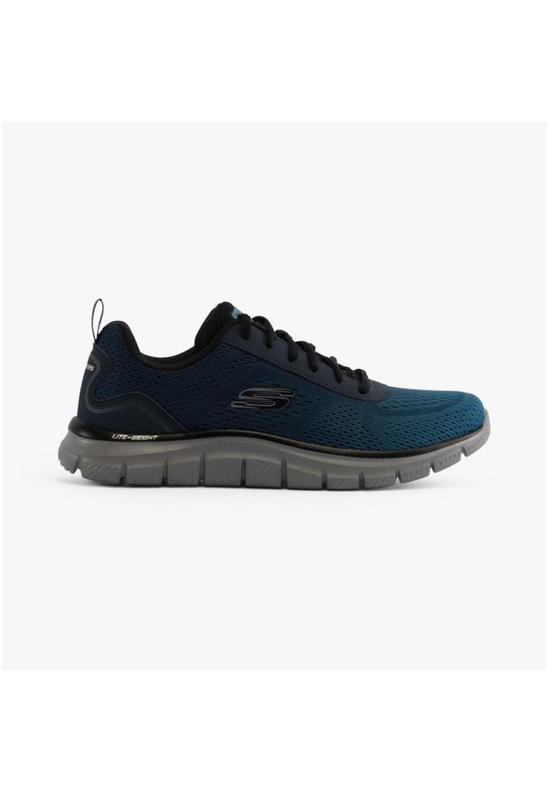 skechers - Buty treningowe męskie, Skechers Track - Ripkent. Kolor: niebieski. Sport: fitness