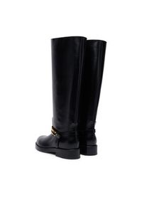 Elisabetta Franchi Oficerki SA-57B-56E2-V1050 Czarny. Kolor: czarny. Materiał: skóra #2