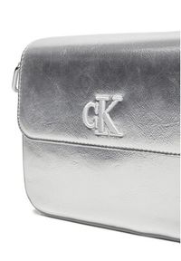 Calvin Klein Jeans Torebka IU0IU00688 Srebrny. Kolor: srebrny. Materiał: skórzane #5