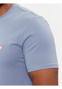 Guess T-Shirt M2YI24 J1314 Niebieski Slim Fit. Kolor: niebieski. Materiał: bawełna #3
