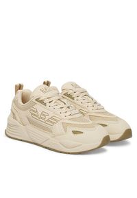 EA7 Emporio Armani Sneakersy 7X000306 AF23595 MZ531 Beżowy. Kolor: beżowy. Materiał: skóra #4